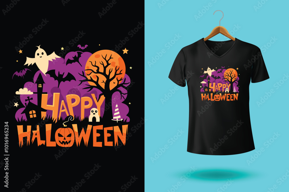 Halloween boo t shirt design Halloween boo t shirt design