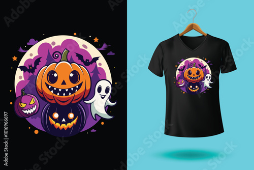 Halloween boo t shirt design