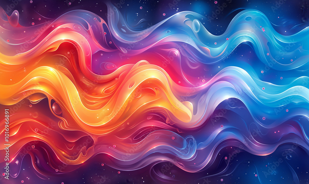Abstract colorful background with wavy texture. Abstract colorful background with wavy texture.