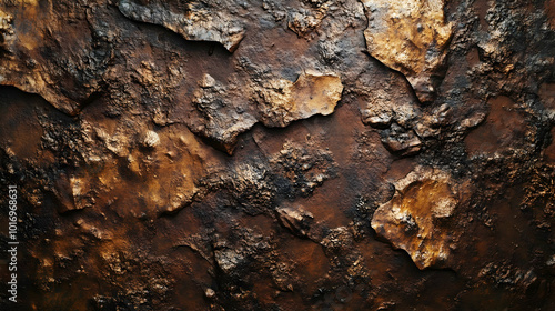 Wallpaper Mural Abstract Background with Brown and Gold Tones Torontodigital.ca