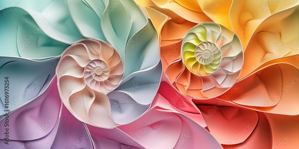 Aabstract background with shell elements and artistic paper layers with different colors. Aabstract background with shell elements and artistic paper layers with different colors.