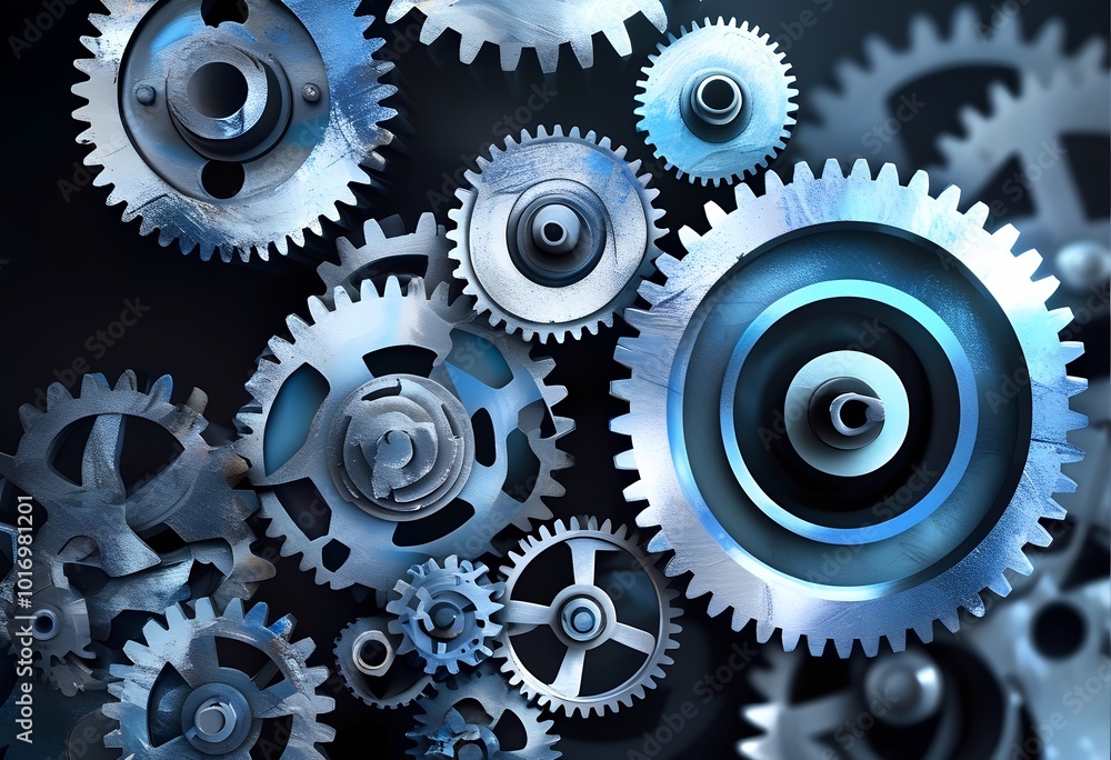 abstract gear pattern abstract gear pattern