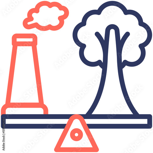 Carbon Offsets Icon