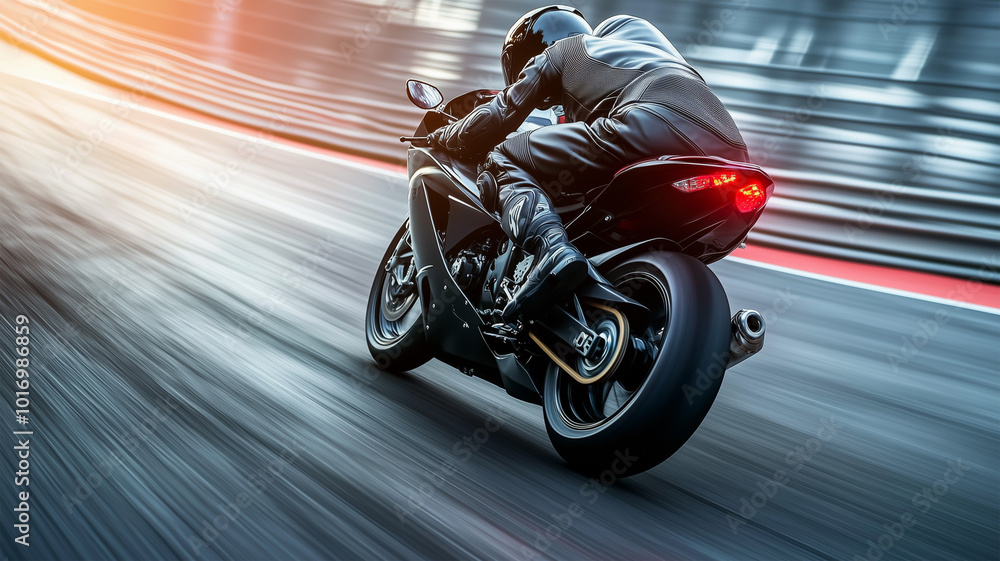 Fototapeta premium ハイスピードのバイクレース