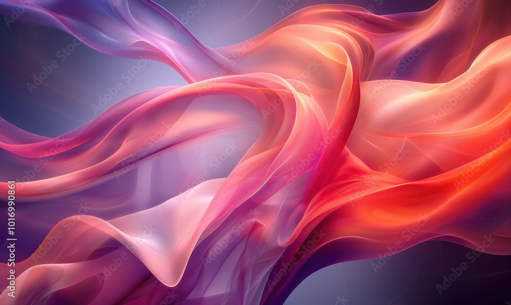 Obraz premium Abstract colorful background with wavy texture.