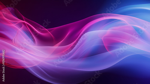 Wallpaper Mural Elegant Smoke Waves: Abstract Orange and Gray Flow on Black Background Torontodigital.ca