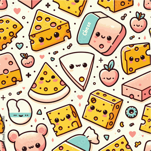 Cheese Seamless Patternork