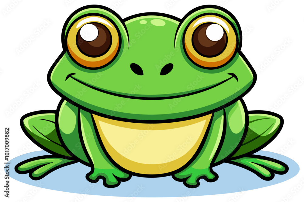 frog with a smile frog with a smile