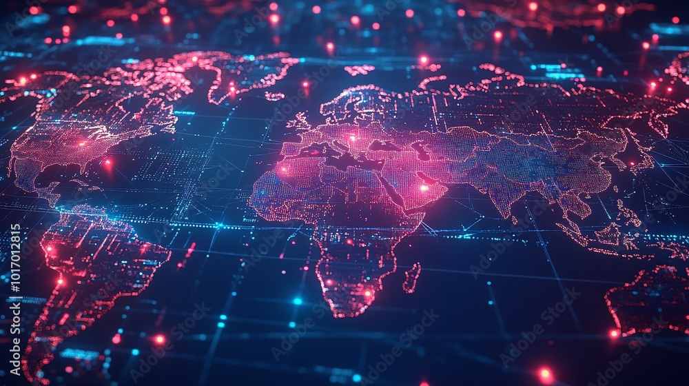 A Digital Representation of the Earth with a Focus on the Middle East and Asia A Digital Representation of the Earth with a Focus on the Middle East and Asia