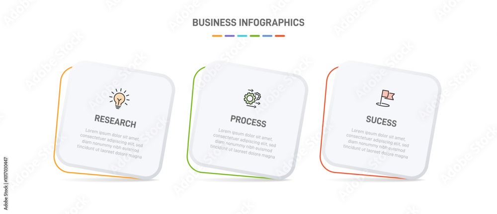3 clean infographic design shaped elements template, symbolizing the three stages of business strategy and progression. Progress bar or timeline. Vector for presentation, web site or app. 3 clean infographic design shaped elements template, symbolizing the three stages of business strategy and progression. Progress bar or timeline. Vector for presentation, web site or app.