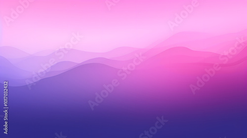 Stunning Gradient Landscape: Serene Purple and Pink Mountain Horizon Background