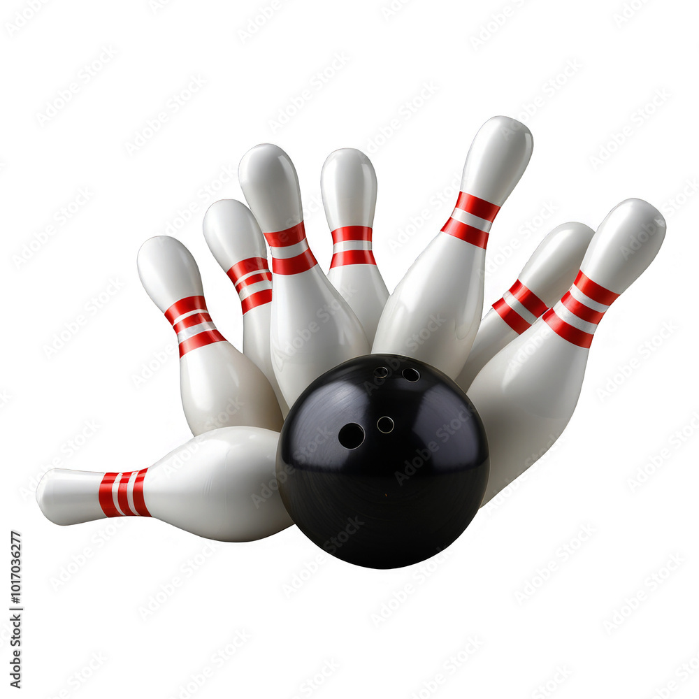 Bowling Ball and Pins Set for Recreational Designs Bowling Ball and Pins Set for Recreational Designs