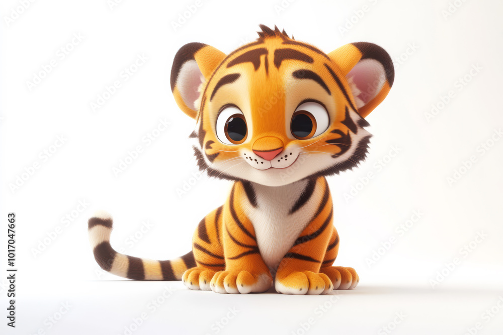 Cartoon Tiger Safari Animal Cartoon Tiger Safari Animal