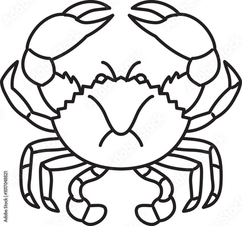 crab meat fresh food grocery butcher clipart