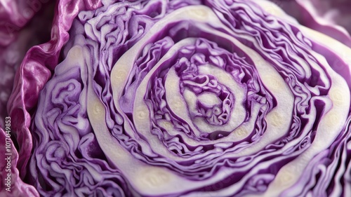 Detailed macro shot of slic...