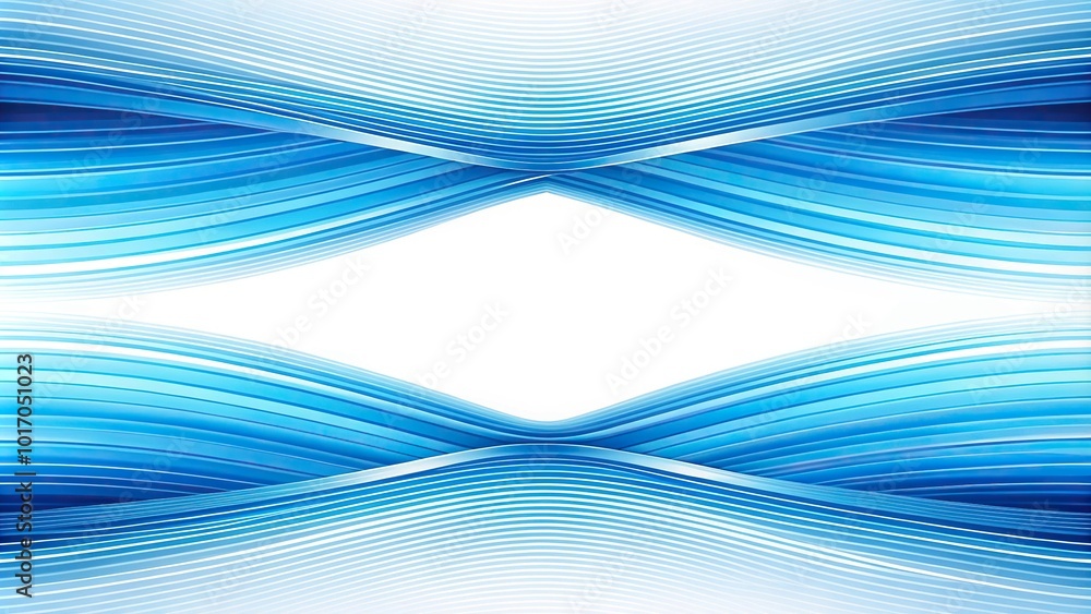 Fototapeta premium abstract blue stripes on white background close-up