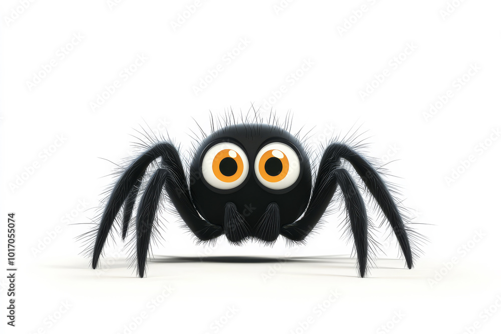 Friendly Cartoon Spider Perfect for Insect Designs Friendly Cartoon Spider Perfect for Insect Designs
