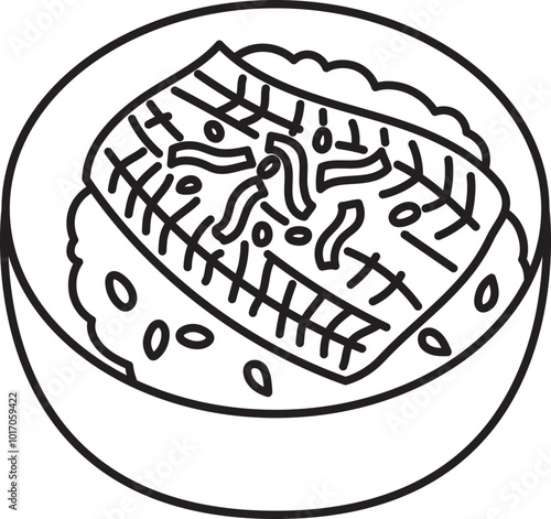 unagi japanese food clipart
