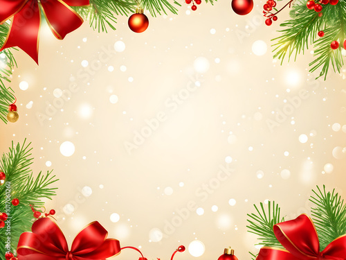 Festive Christmas Backgrounds with Ornaments & Lights | Cozy Holiday Gifts for Designs, Cards, Social Media & Promotions | High-Quality Seasonal Images for a Warm & Joyful Christmas New Year