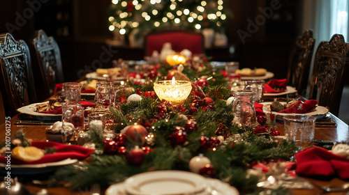 A beautifully set Christmas...