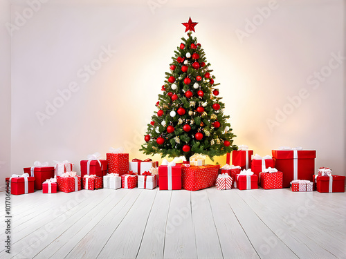 Festive Christmas Backgrounds with Ornaments & Lights | Cozy Holiday Gifts for Designs, Cards, Social Media & Promotions | High-Quality Seasonal Images for a Warm & Joyful Christmas New Year