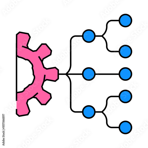 management esg line icon vector. management esg sign. isolated symbol illustration