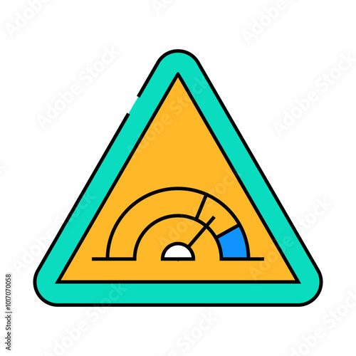 risk esg line icon vector. risk esg sign. isolated symbol illustration