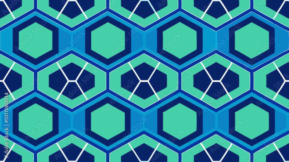 hexagonal style Seamless pattern hexagonal style Seamless pattern