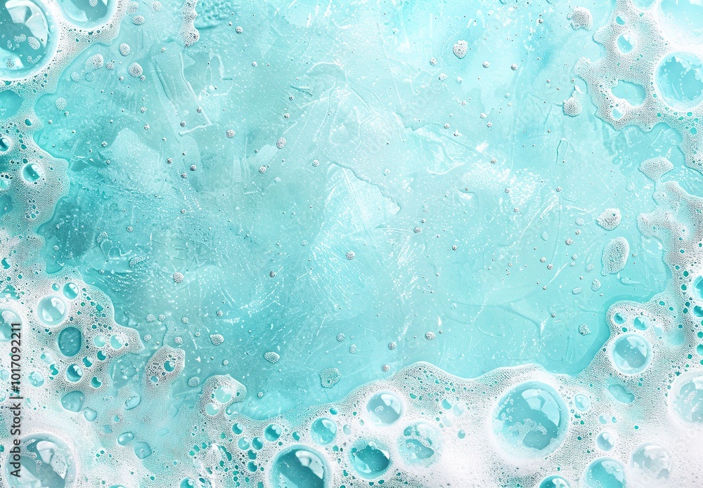 Naklejka premium background with bubbles