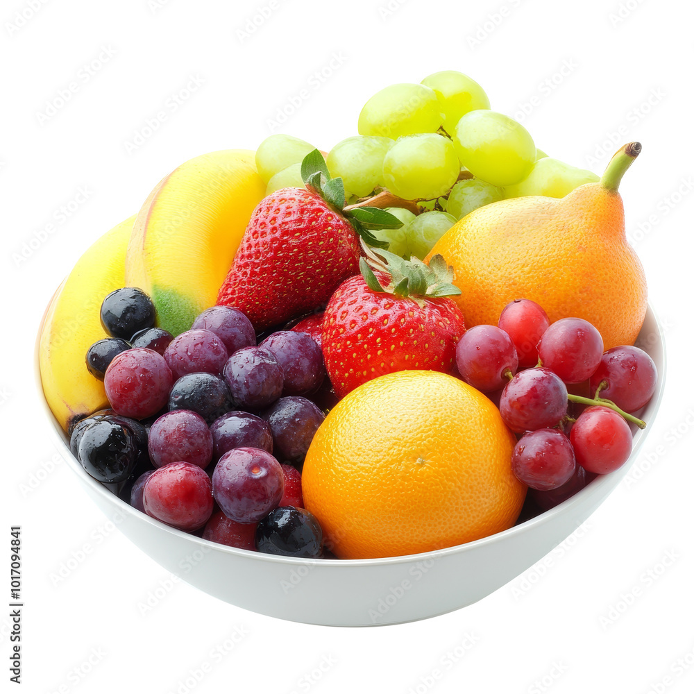 A vibrant bowl of assorted fresh fruits on a Png background, perfect for a healthy snack or meal, Healthy bowl of fruits on Png background A vibrant bowl of assorted fresh fruits on a Png background, perfect for a healthy snack or meal, Healthy bowl of fruits on Png background