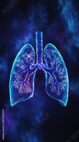 World Day against Chronic Obstructive Pulmonary Disease. pneumonia. human lung model