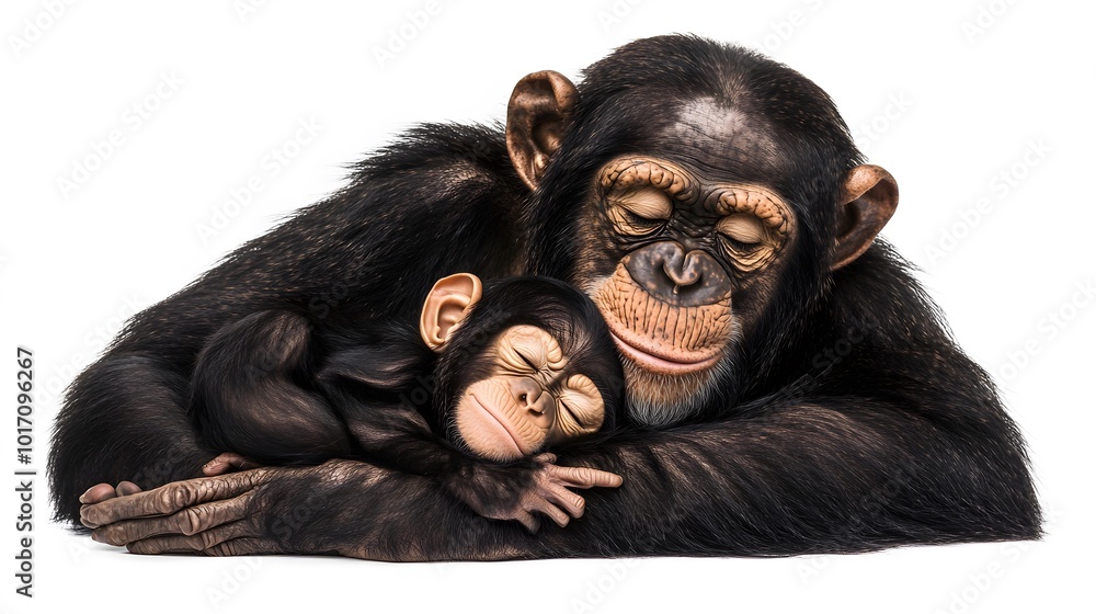 Baby ChimpanBaby Chimpanzee Monkey Sleeping on Mother's Lap, White Bazee Monkey Sleeping on Mother's Lap, White Background, Wallpaper, Cover and Screen for Smartphone, PC, Laptop, 9:16 and 16:9 Format Baby ChimpanBaby Chimpanzee Monkey Sleeping on Mother's Lap, White Bazee Monkey Sleeping on Mother's Lap, White Background, Wallpaper, Cover and Screen for Smartphone, PC, Laptop, 9:16 and 16:9 Format