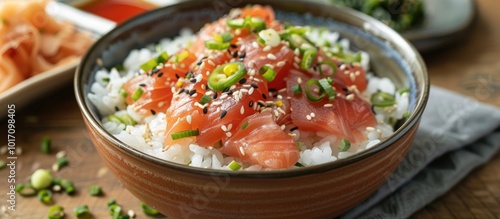 Rice Bowl with Sashimi