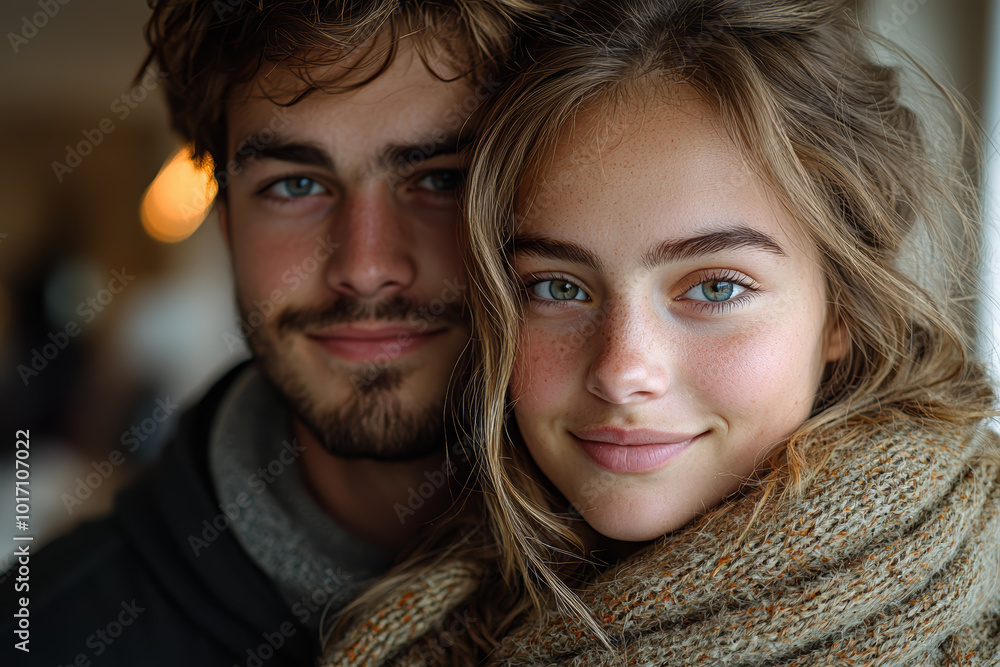 A stock photo of a young couple moving into a new home, symbolizing new beginnings and family life. Concept of lifestyle. A stock photo of a young couple moving into a new home, symbolizing new beginnings and family life. Concept of lifestyle.