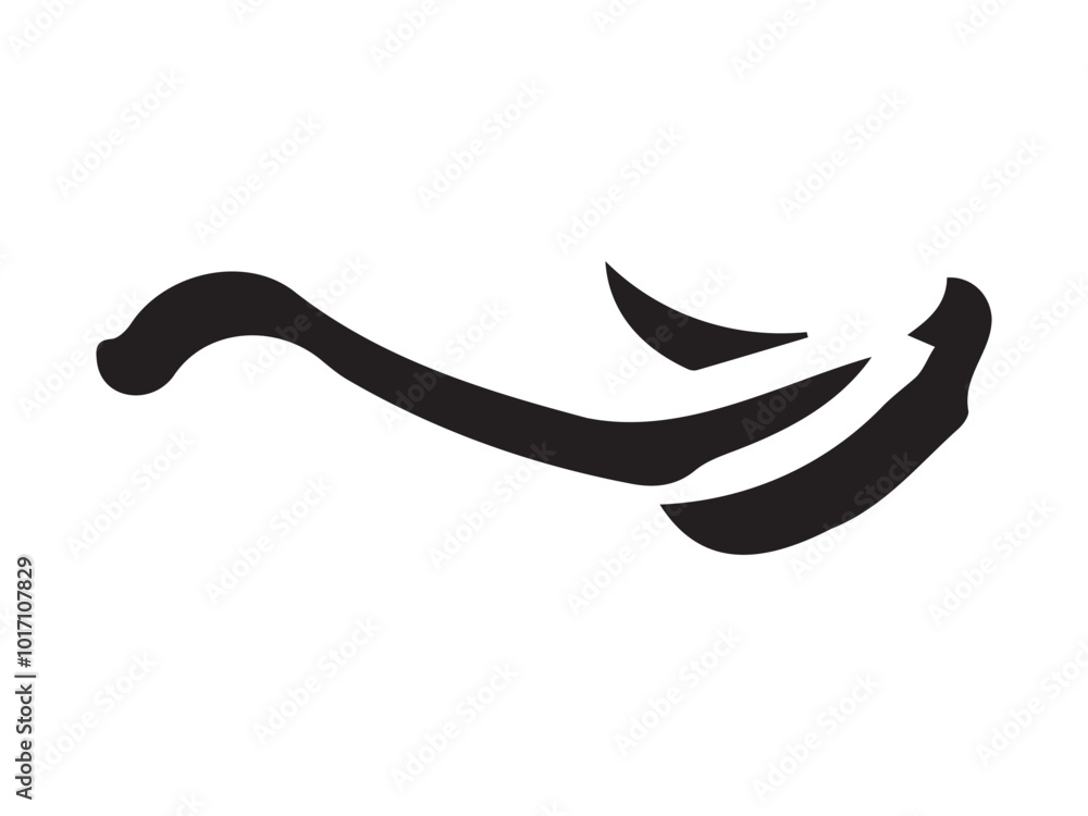 Hand-drawn straight volumetric black arrow isolated on a white background. Concept of direction, navigation, pointers, movement. Design element, symbol, and sign. Doodle style, sketch Hand-drawn straight volumetric black arrow isolated on a white background. Concept of direction, navigation, pointers, movement. Design element, symbol, and sign. Doodle style, sketch