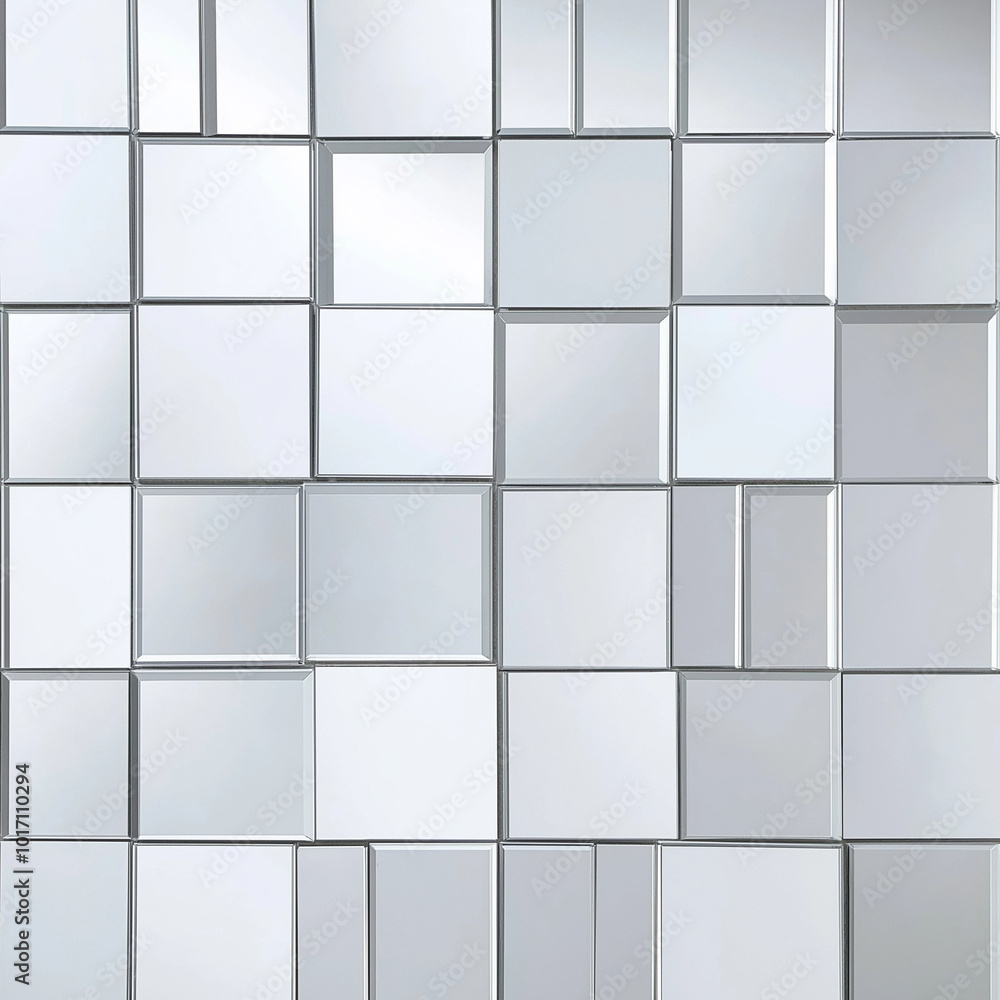 Reflective Elegance: Sleek Mirror Texture in 3D Relief Reflective Elegance: Sleek Mirror Texture in 3D Relief