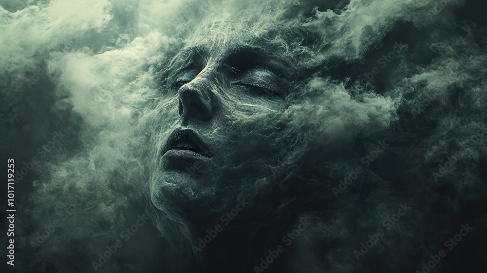 Dreamy Abstract Portrait: A Veil of Fog Dreamy Abstract Portrait: A Veil of Fog