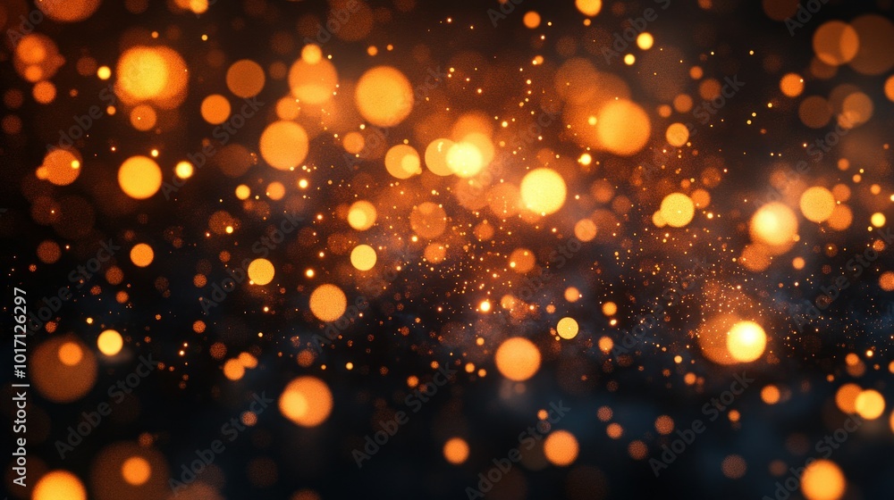 Abstract Background of Defocused Warm Lights Abstract Background of Defocused Warm Lights