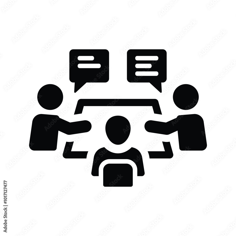 Business meeting icon Business meeting icon