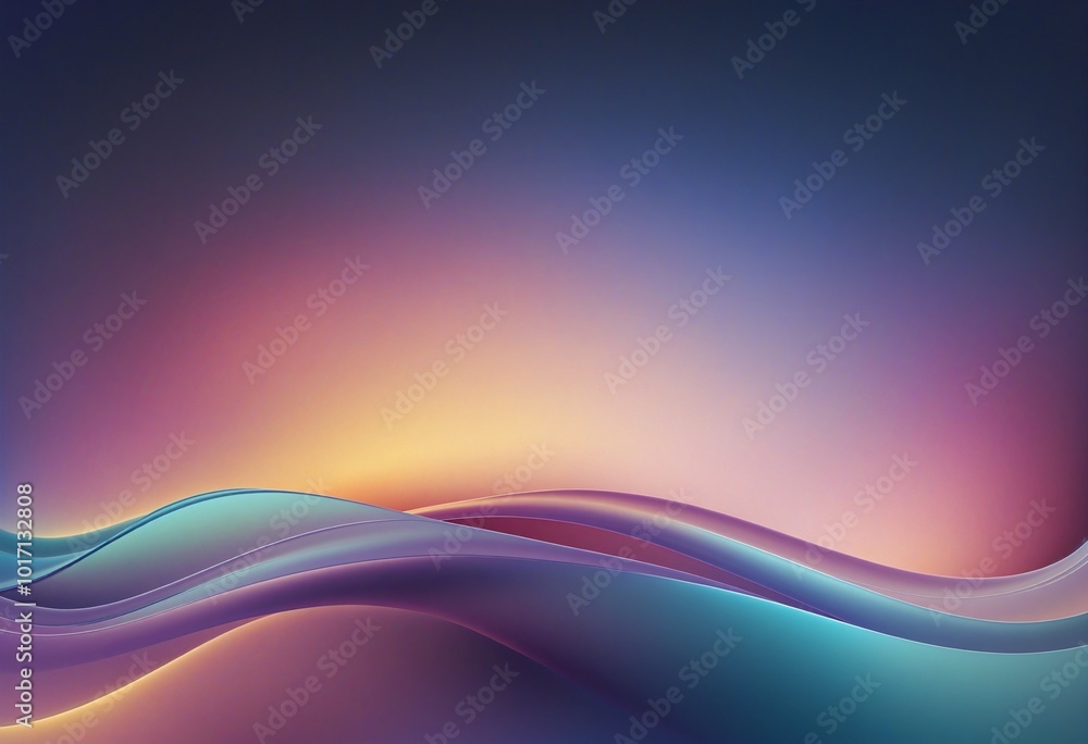 Fototapeta premium Fluid Gradient with MidnightBlue, Cyan, Maroon, Silver and Dark Goldenrod Transitions