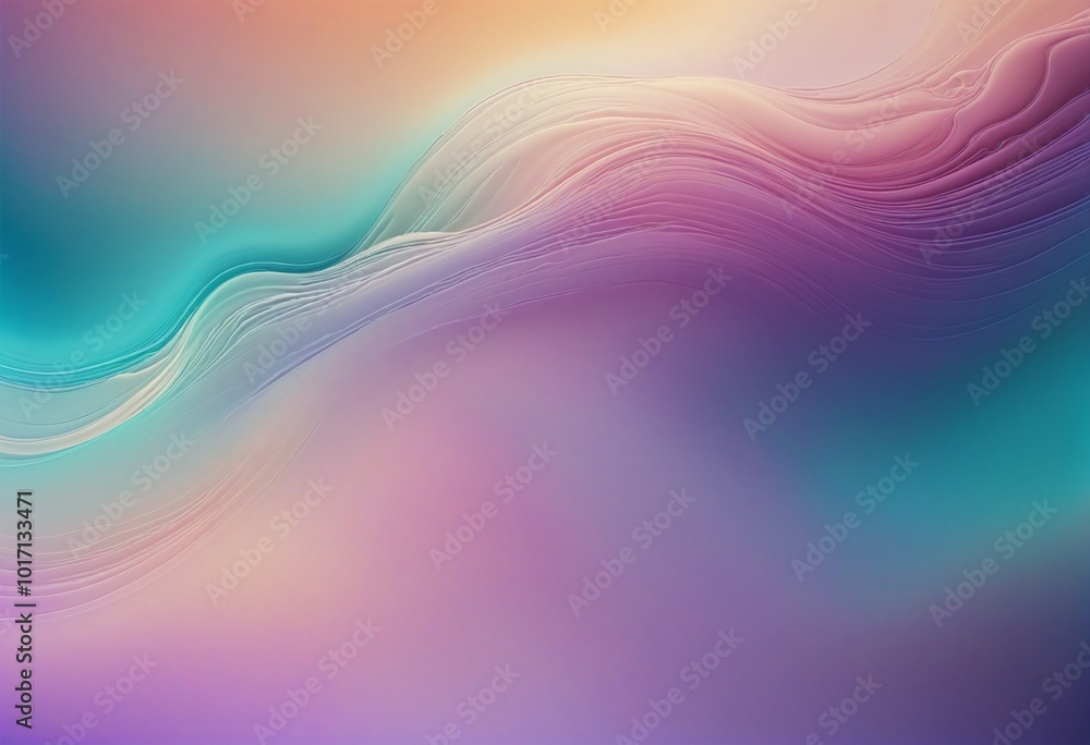 Obraz premium Fluid Gradient with MediumPurple, Cyan, RosyBrown, Silver and Gold Transitions