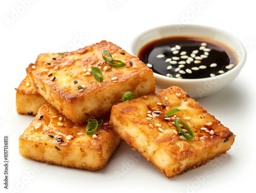 Crispy Fried Tofu with Side Dish