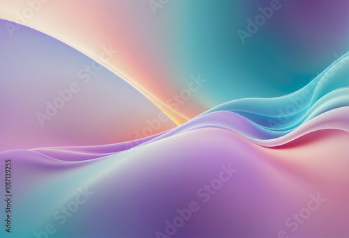 Fluid Gradient with Lavender, Cyan, MistyRose, Silver and Platinum (Bright Silver) Transitions