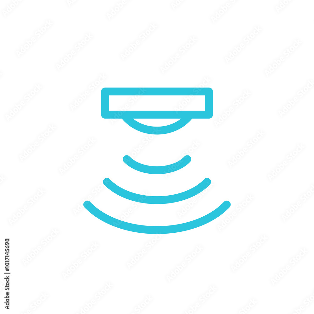 Intelligent Sensor icon. Isolated on white background. Intelligent Sensor icon. Isolated on white background.