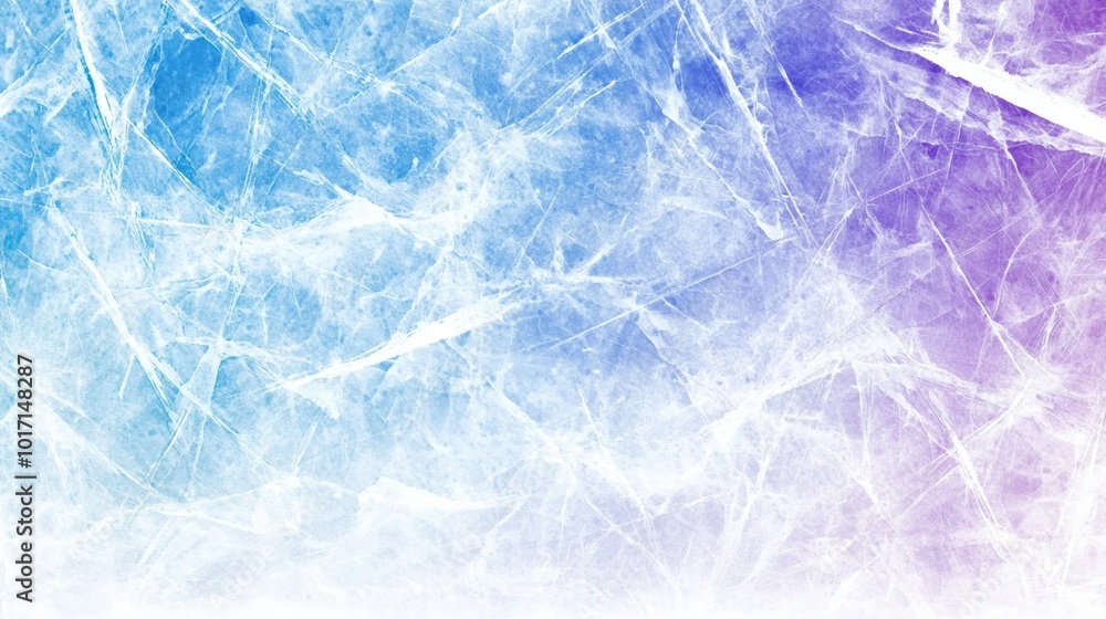 Obraz premium Abstract Ice Texture with Blue and Purple Gradient