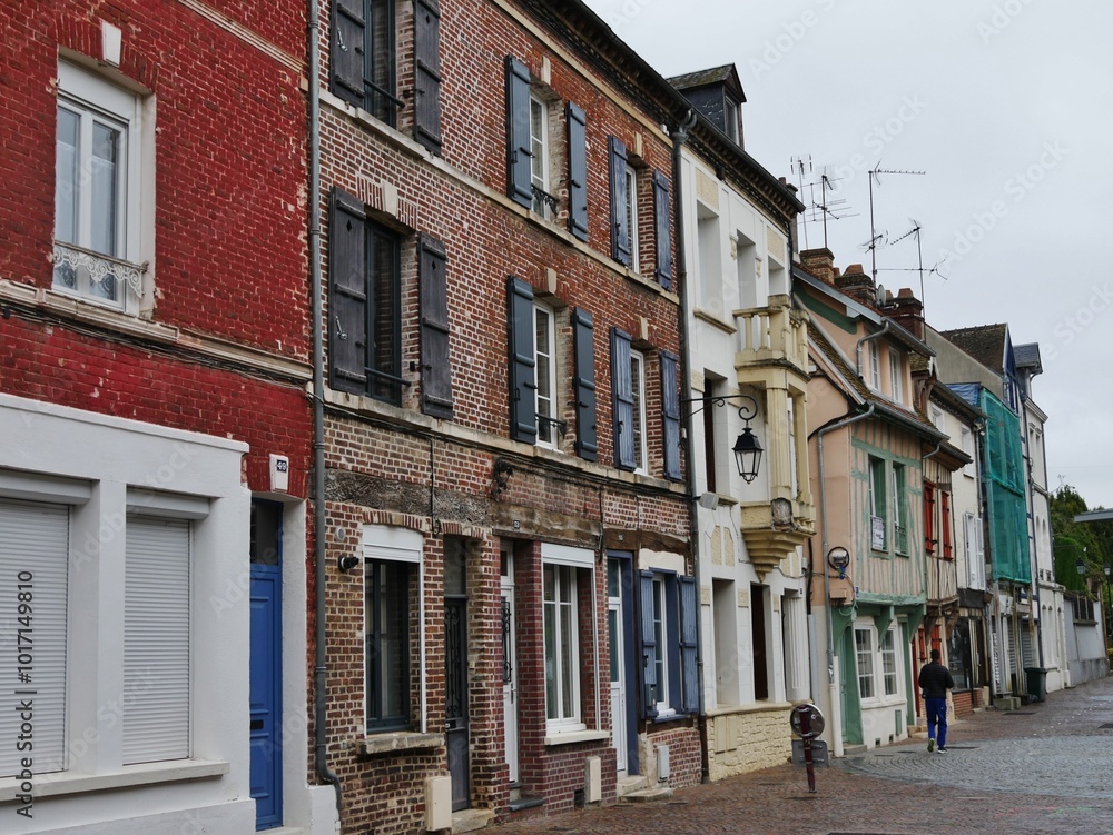 Alte Fachwerkhäuser in Beauvais in Nordfrankreich Alte Fachwerkhäuser in Beauvais in Nordfrankreich