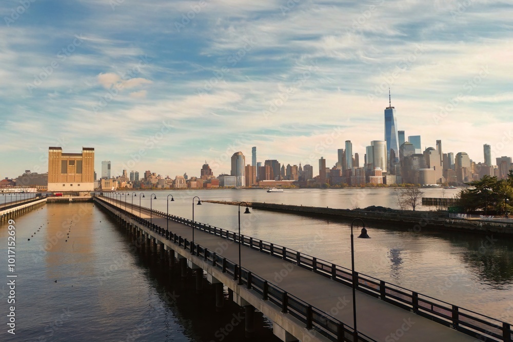 NYC skyline. Manhattan view from New Jersey, NYC skyscraper. Drone aerial view of New York City. Big Apple. NYC panorama from Hudson. Cityscape landmark. Lower Manhattan NYC. NYC skyline. Manhattan view from New Jersey, NYC skyscraper. Drone aerial view of New York City. Big Apple. NYC panorama from Hudson. Cityscape landmark. Lower Manhattan NYC.
