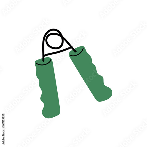 Simple hand grips for strength training and rehabilitation exercises at home or gym settings