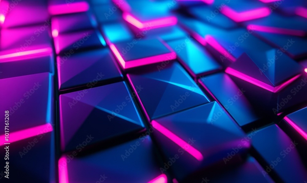 Geometric patterns, neon lights, futuristic, minimal Geometric patterns, neon lights, futuristic, minimal