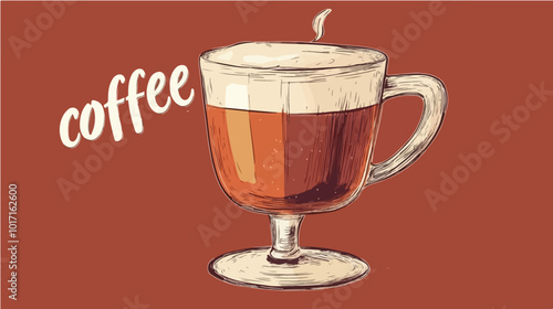illustration of a cup of coffee.